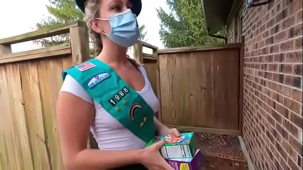Girl Scout tries_to sell_cookies_to an old man hewants sex