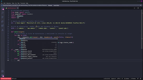 Desarrollando herramientas de Hacking conPython