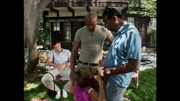 Play MP4 - Insatiable Asian slut with huge buckets polishes all her holes with three cocks at the same time