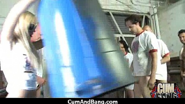 Ebony slut blows a group of horny dudes 23 