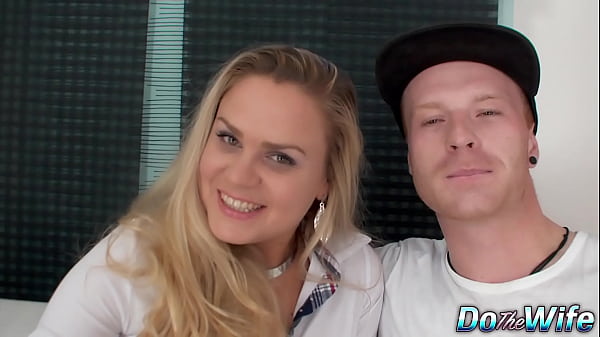 Blonde Wife Barra Brass Anally Creampied Right Next to Her Cuckold 