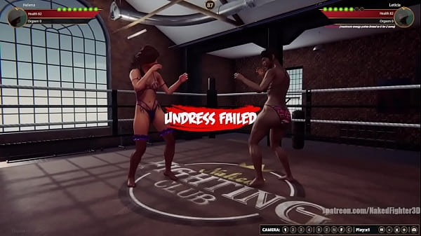 Helena VS_Leticia_Naked Fighter 3D
