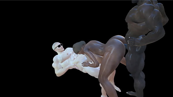 Nonton Ebony Busty Babe Gets Doubled By Two Studs, Deepthroat Anal Bbc Huge Tits Animated Vam Hentai Cartoon thumbnail