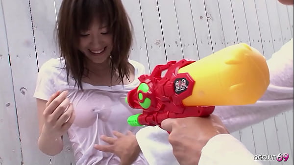 Play MP4 - Japanese Big Tits Step-Sister tricked to Defloration Creampie Fuck with wet Shirt