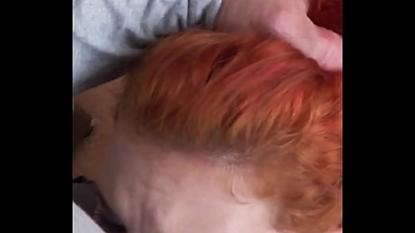 Watch redhead slut Karla Rose gag on mycock before I blast herface with a thick hot load