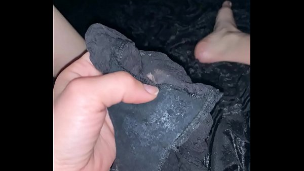 Bust a nut with my teen wet black panties joi with Abby 