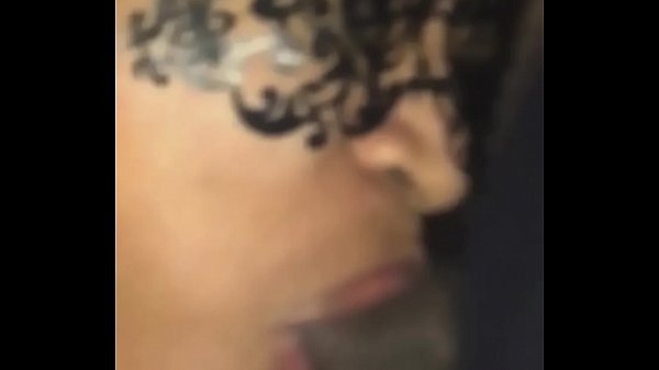 Orgasm while throated