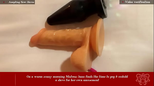 Handcuffing a cuck & making him beg me to let him cum audio