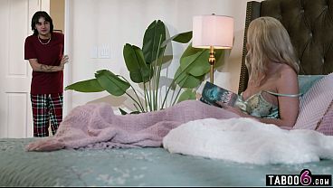 Milf Step Mom Blonde Takes Stepsons Cock And His Buddy Too For A Dp thumbnail