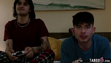 Nonton Milf Step Mom Blonde Takes Stepsons Cock And His Buddy Too For A Dp thumbnail