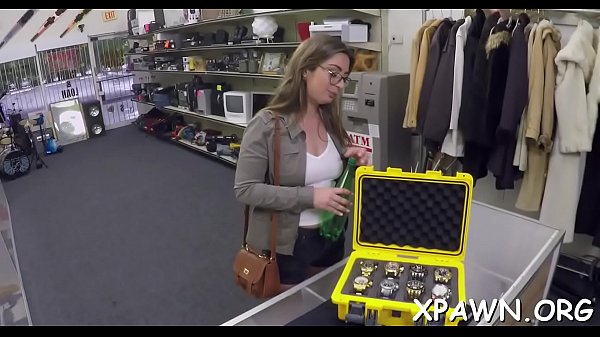 Bimbois having sex in shop