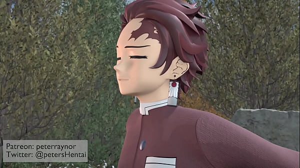 Demon Slayer Phat Ass Tanjiro cum fom Dildo 