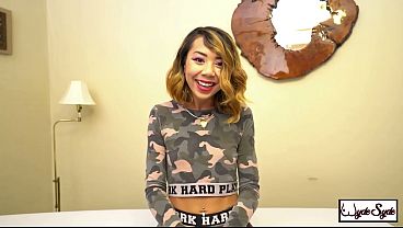 King Noire'_s Thick Black Cock Rams Down Kimberly Chi'_s Throat!