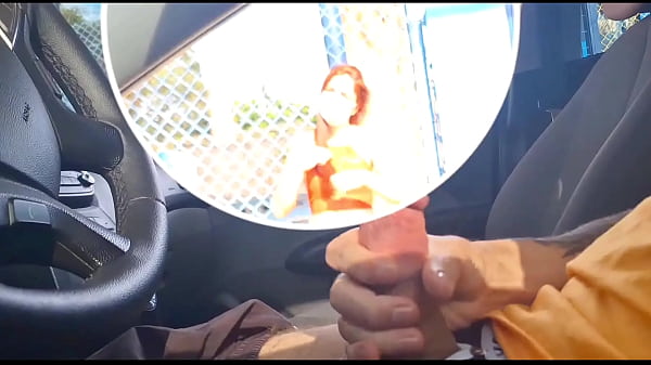 Risky masturbation in public for a student in public 