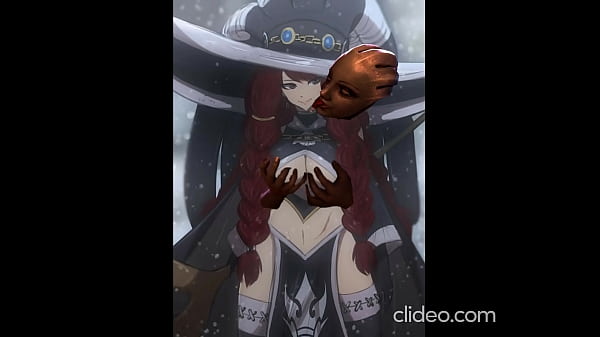 The sexy mage irene belserion is a cum dumpster for blue asari alien cocks