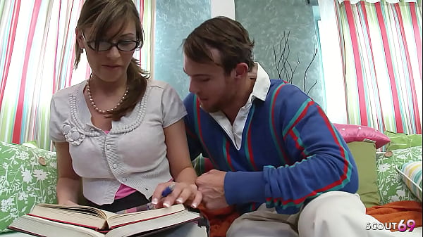 Nerd Beauty Girl With Big Natural Saggy Tits Seduce To Defloration Fuck By Fat Cock Classmate During Her Homework thumbnail