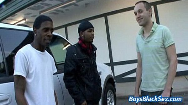 Blacks On Boys - Gay Bareback Hardcore Fuck Video 22 