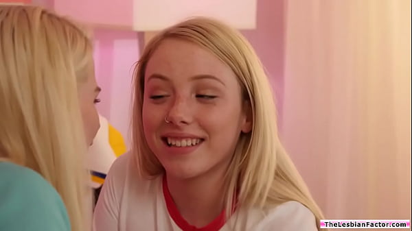 Lesbian teen toyingher friends pussy