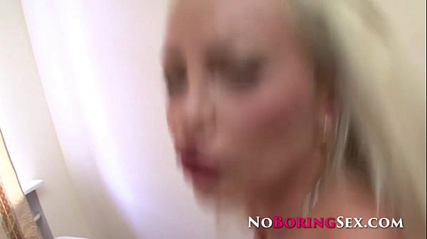 Blonde Sucks CameraMan While Fucking