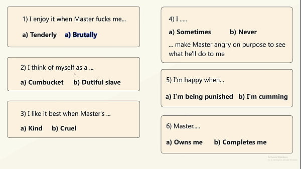 I have my own slave who give me evereything i want 