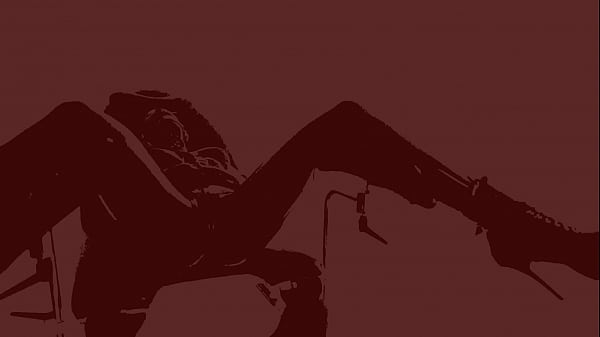 Latex Catsuit Rubber Gimp Leather Sex Medical ChairRED 11DeadFace