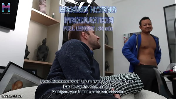 SLUTTY TRAINING : DOUBLE RAW PENETRATION AND CUM DRINKING MAXIME HORNS - copy 