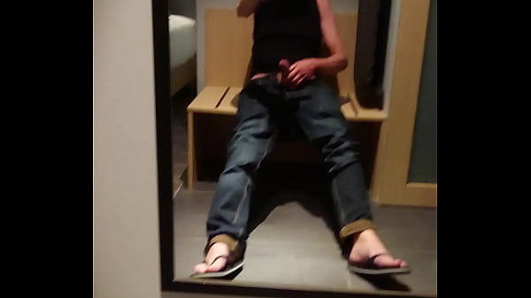 Masturbation in front of a mirror 