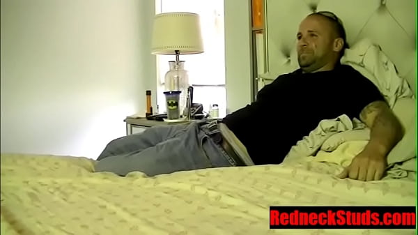 Tatted Straight redneck prison thug fucks man hole for cash 