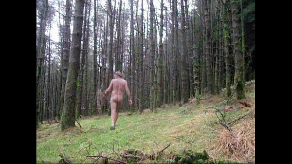 Play MP4 - Public woods in panties and getting naked