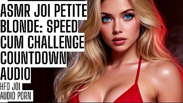 Asmr Joi Petite Blonde: Speed Cum Challenge Countdown Audio Porn Hfo thumbnail