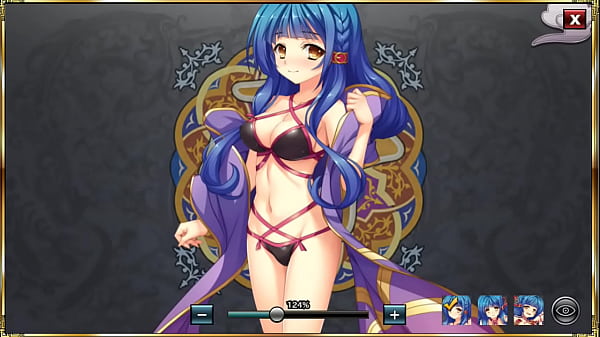 GIF 真恋姫夢想 天下統一伝 趙忠 水着