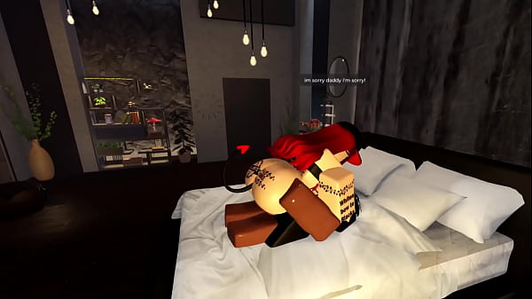 Black cock dominates futa in roblox