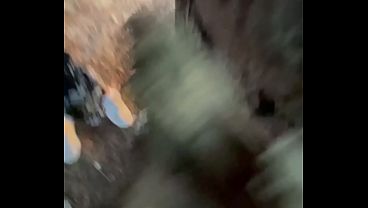Amateur Boys In Sneakers Cruising In The Woods - Home Made Video thumbnail