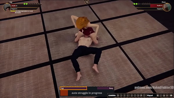 Gigi vs roxy nf3d mixed mma combat femdom redhead 