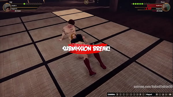 Gigi vs roxy nf3d mixed mma combat femdom redhead 