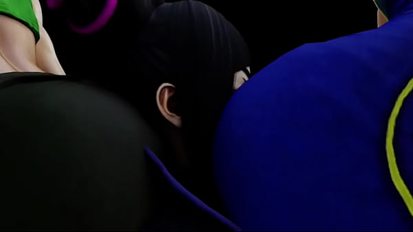 Street fighter chunli laura ass sandwich juri