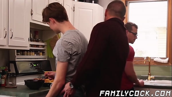 Play MP4 - Sexy blond twink riding his stepdads fat cock and cumming