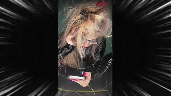 Sissy's secretsissy in panties at office