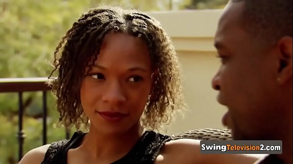 Black swinger hoe loves getting penetrated by one randy dude