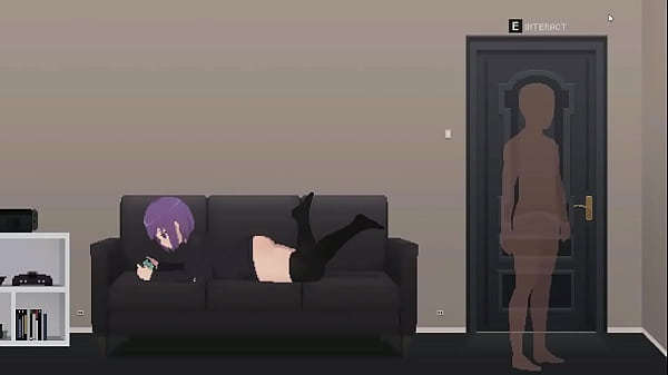 Pink haired woman in sex in cute r erotic hentai gameplay video