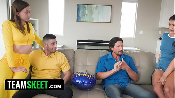 Play MP4 - Gorgeous Young Sluts Strip Down And Pound Their StepDads To Celebrate Step-Father's Day