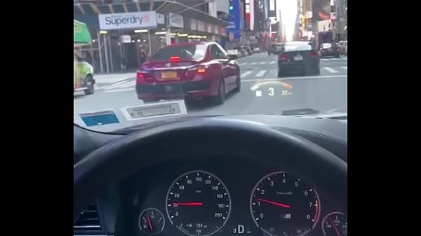 New york road head bmw super car