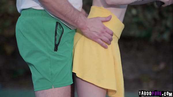 Tennis coach gives madi collins a hard dick down