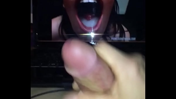 My hot cumshot watching a Gia Paloma swallow a lot of jizz 