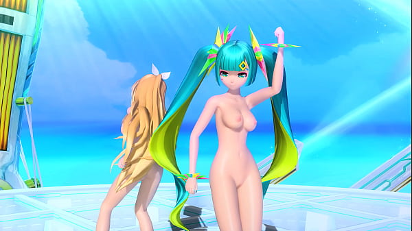 Hatsune Miku Rin Promise Project diva NudeMod Full Nude