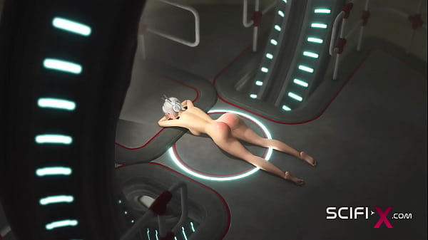 Play MP4 - Super hot gamer girl gets hard anal fuck with a sexy futanari in the sci-fi prison