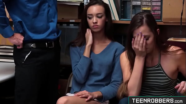 Guard Taked Avantage of_His Authority two Fucks_Two SlutThief Girls Teenrobberscom