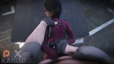 Ada wong from resident evil gets fucked on top of a police car