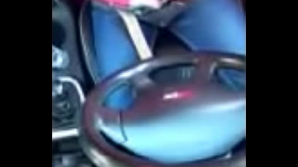 Hidden visor cam catches wife masturbating to and from work