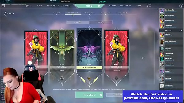 Gassy streamer farts and burps